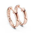 Marseille Evelyn Diamond Hoop Earrings