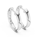 Marseille Evelyn Diamond Hoop Earrings
