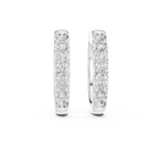 Marseille Evelyn Diamond Hoop Earrings
