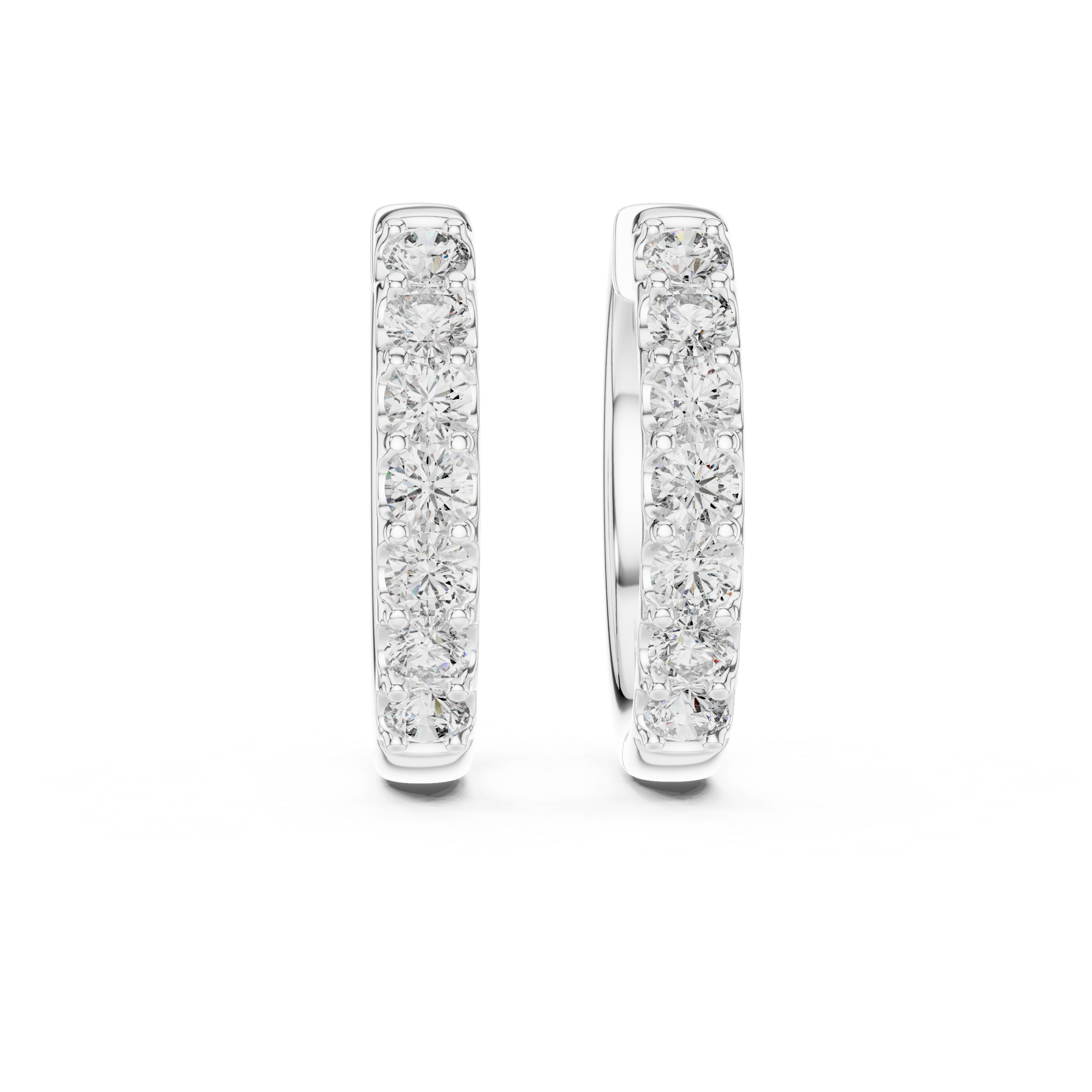 Marseille Evelyn Diamond Hoop Earrings