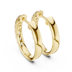 Marseille Evelyn Diamond Hoop Earrings