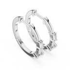 Marseille Carolyn Diamond Hoop Earrings
