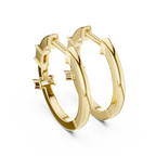 Marseille Carolyn Diamond Hoop Earrings