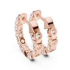 Marseille Carrie Diamond Hoop Earrings