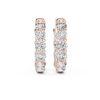 Marseille Carrie Diamond Hoop Earrings
