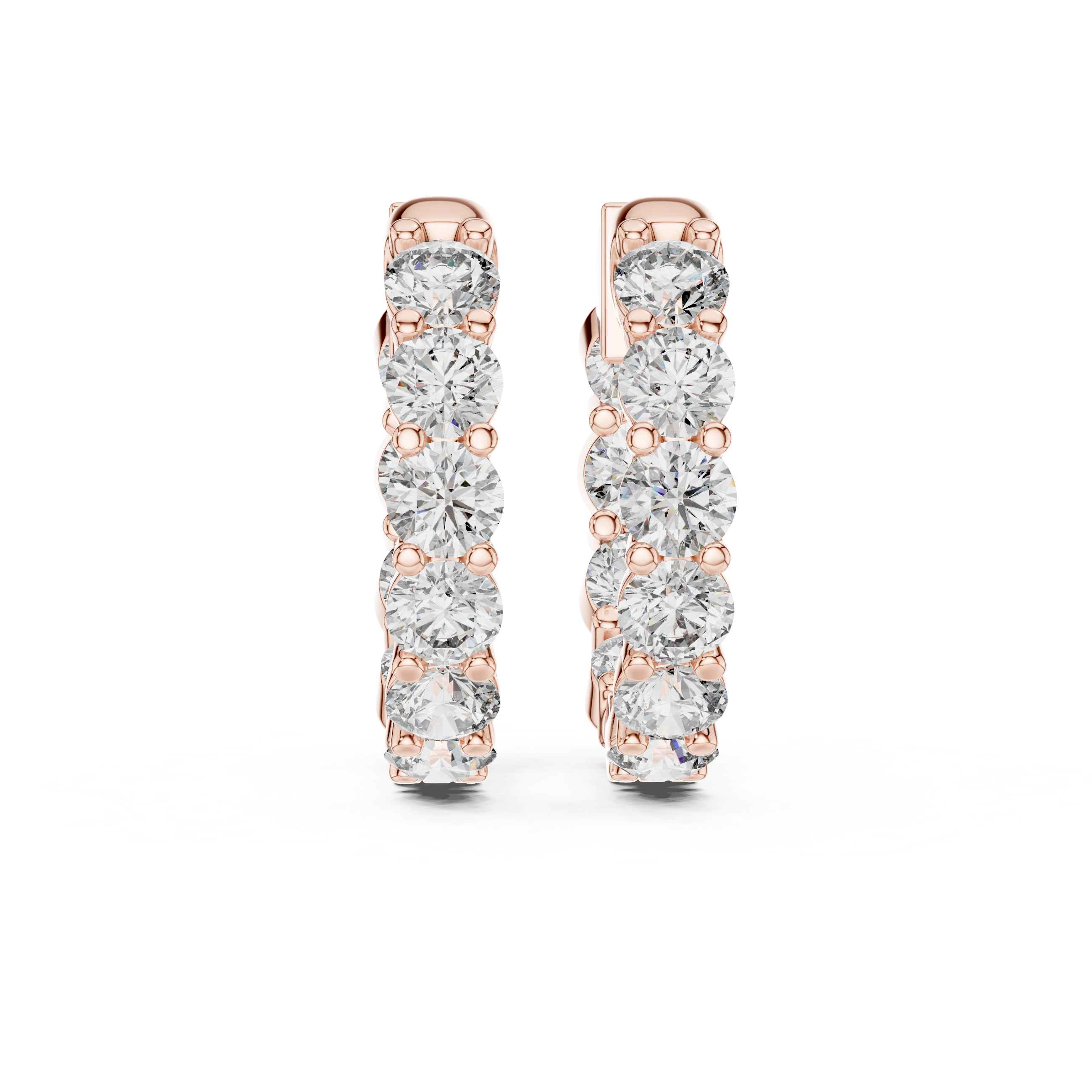Marseille Carrie Diamond Hoop Earrings