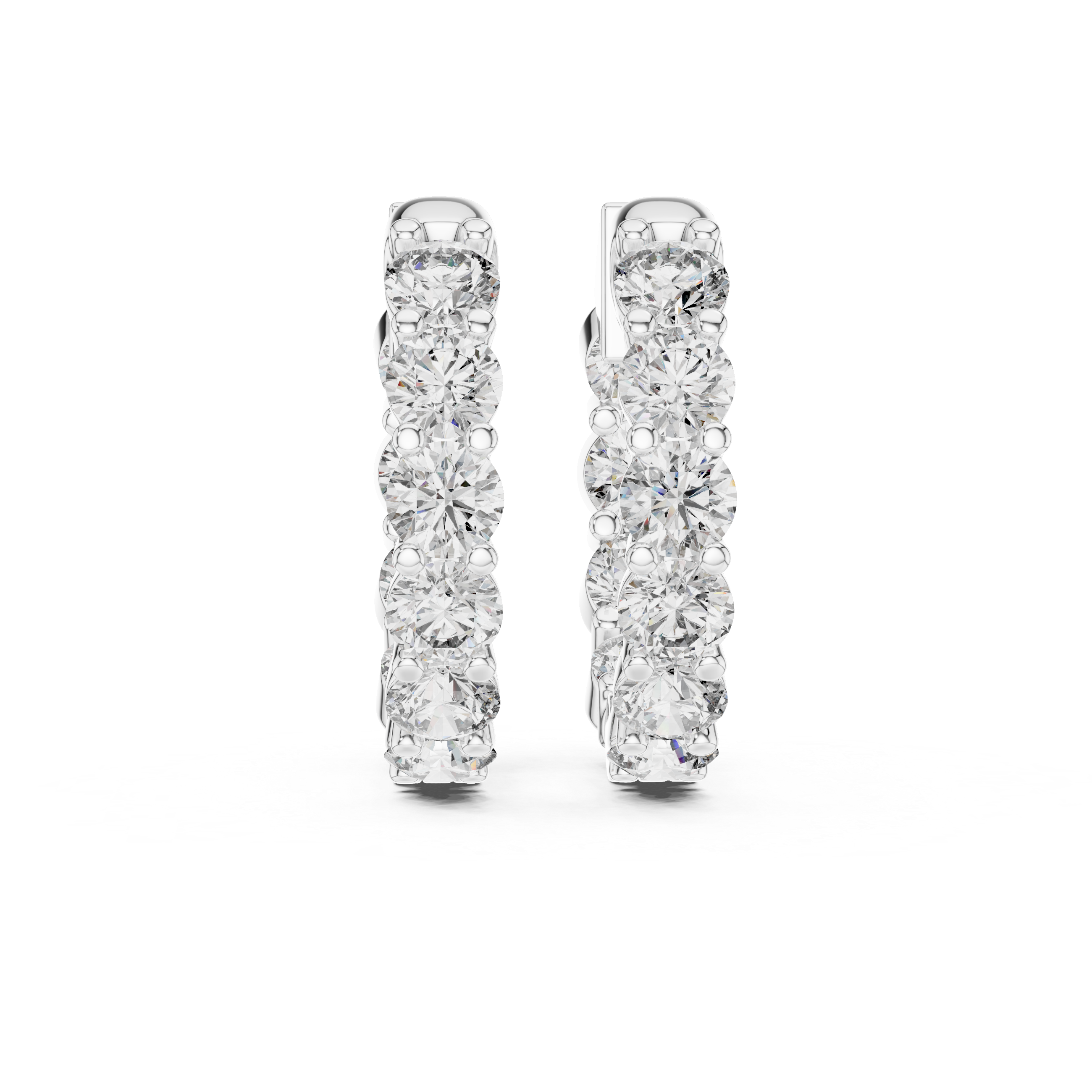 Marseille Carrie Diamond Hoop Earrings