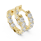 Marseille Carrie Diamond Hoop Earrings
