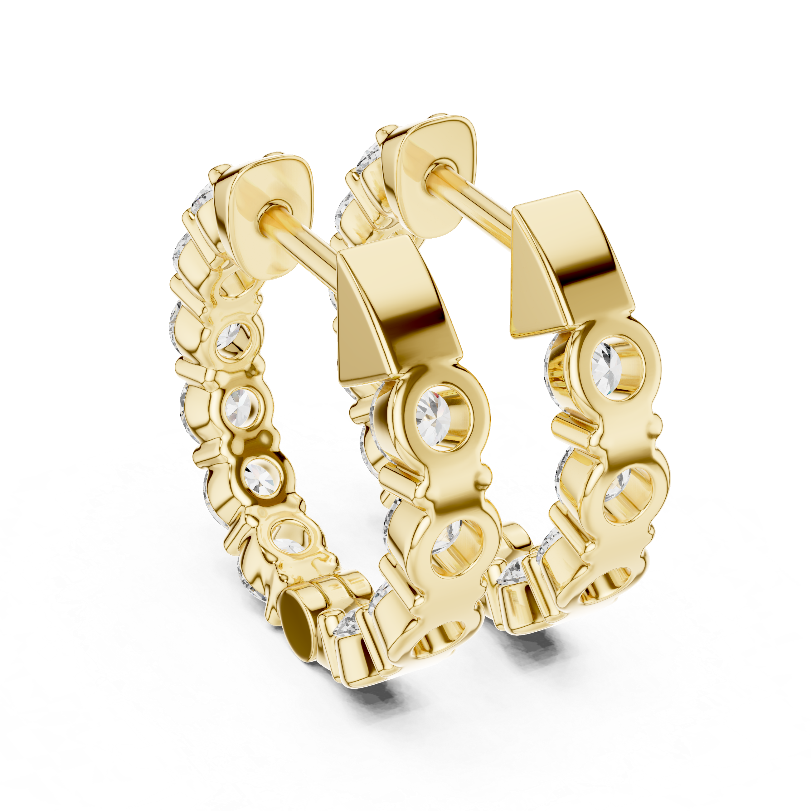 Marseille Carrie Diamond Hoop Earrings