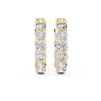 Marseille Carrie Diamond Hoop Earrings