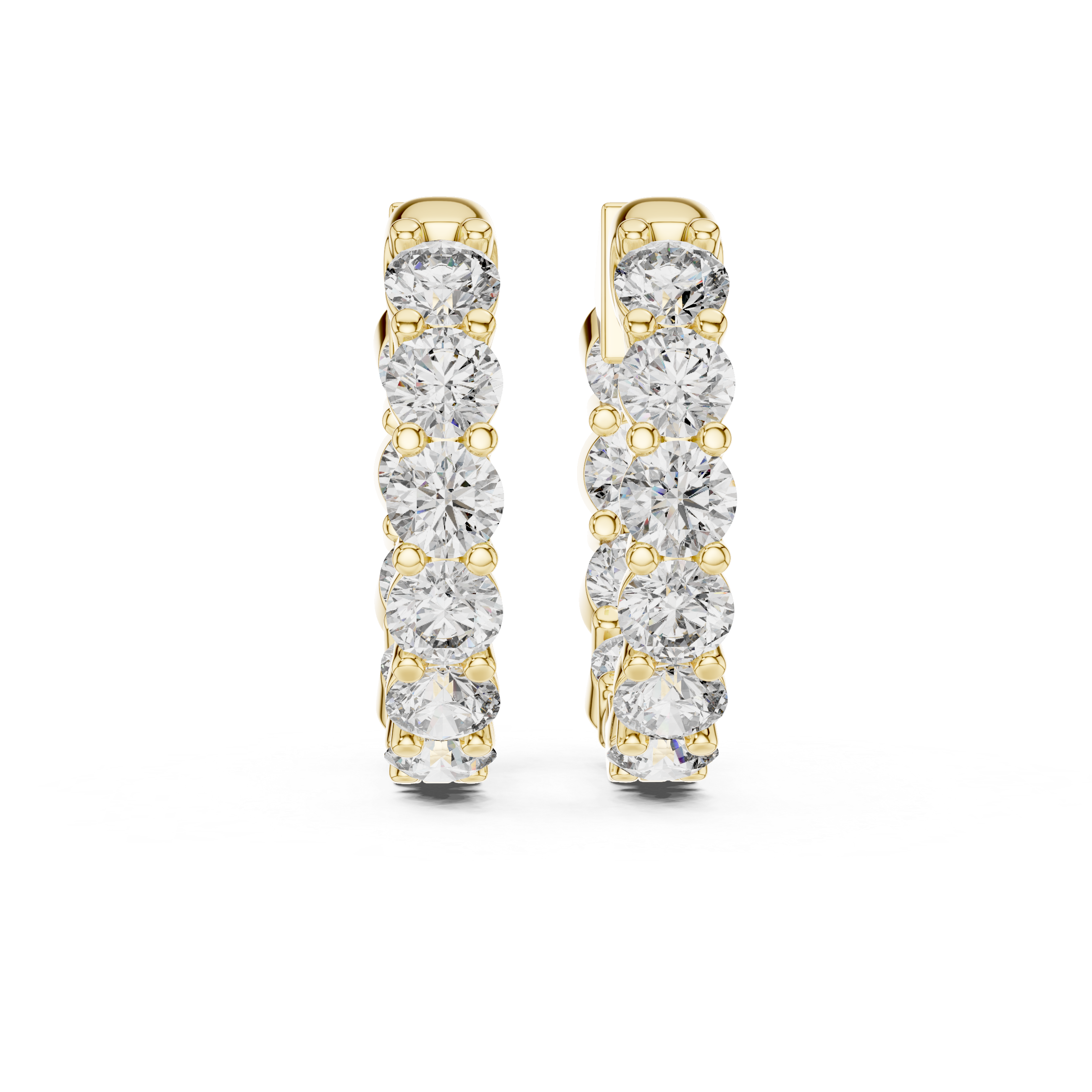 Marseille Carrie Diamond Hoop Earrings