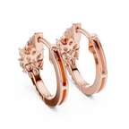 Marseille Delilah Diamond Hoop Earrings