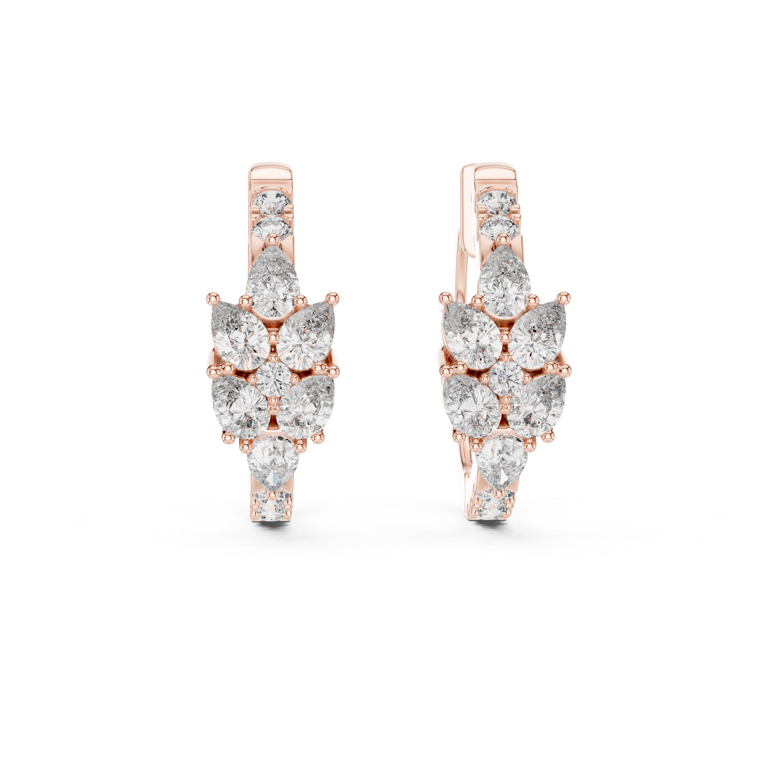 Marseille Delilah Diamond Hoop Earrings