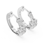 Marseille Delilah Diamond Hoop Earrings