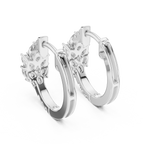 Marseille Delilah Diamond Hoop Earrings