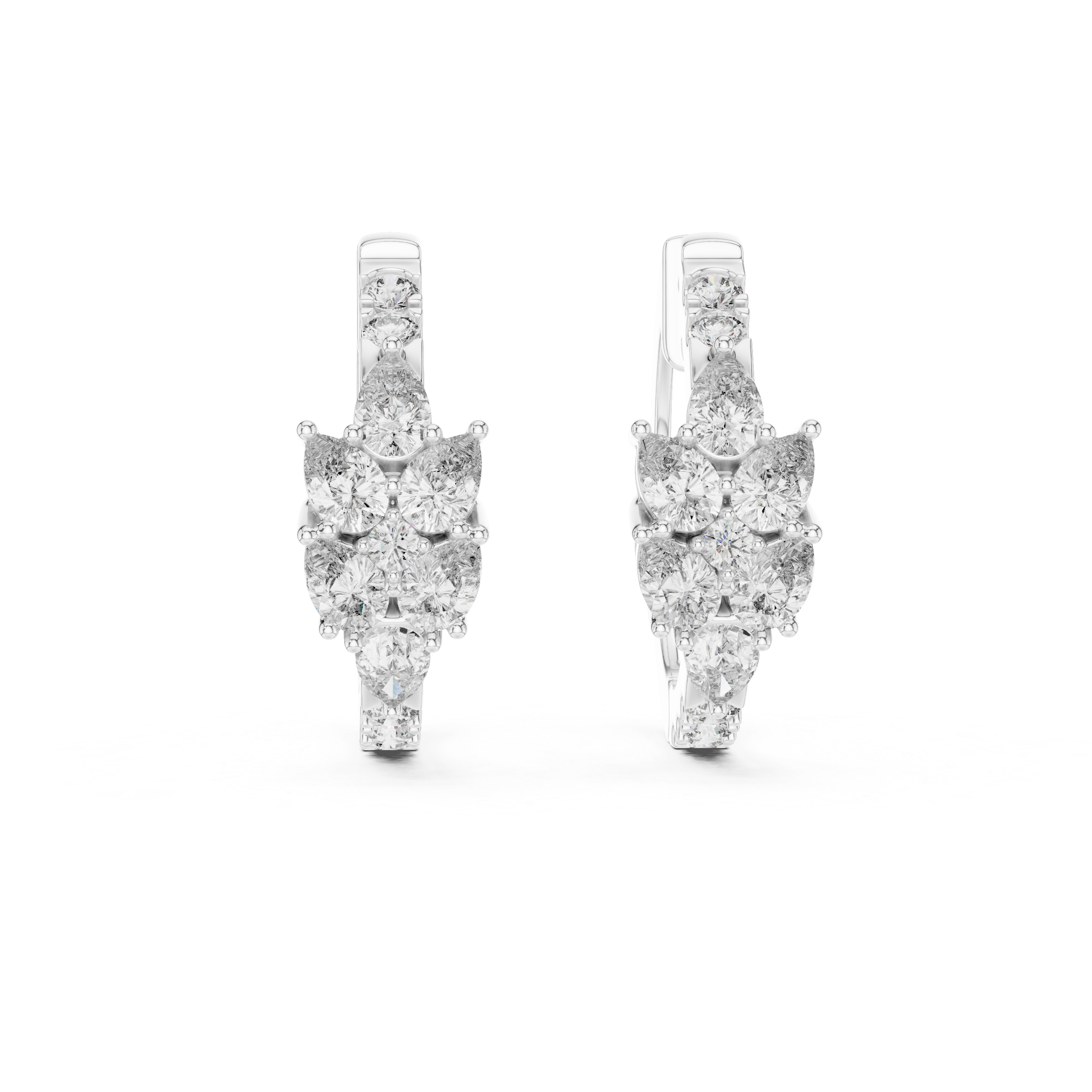 Marseille Delilah Diamond Hoop Earrings