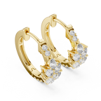 Marseille Delilah Diamond Hoop Earrings