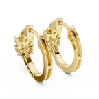 Marseille Delilah Diamond Hoop Earrings