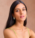 Marseille Carrie Diamond Hoop Earrings