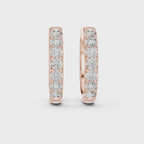 Marseille Evelyn Diamond Hoop Earrings
