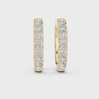 Marseille Evelyn Diamond Hoop Earrings
