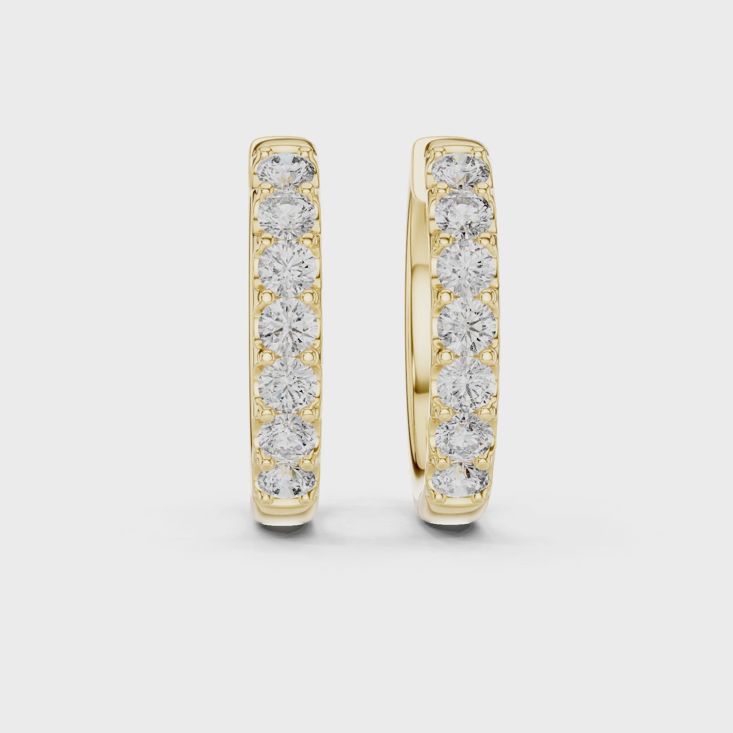 Marseille Evelyn Diamond Hoop Earrings